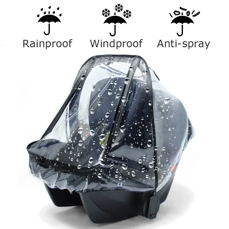 Stroller Rain Cover - Baby Cart Basket Rain Cover Windproof