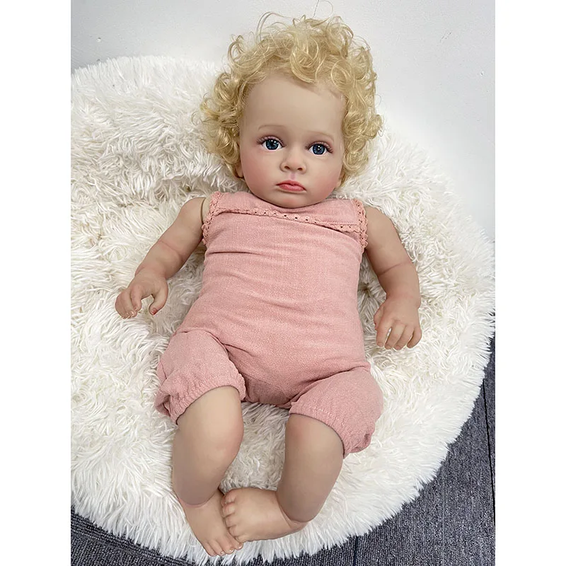 Baby Products For Curly Hair - 55CM Reborn Toddler Baby Doll Tutti