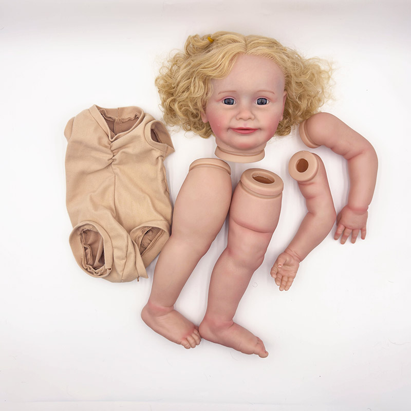 Baby Products For Curly Hair - NPK 24''Unfinished Doll Parts Already Painted