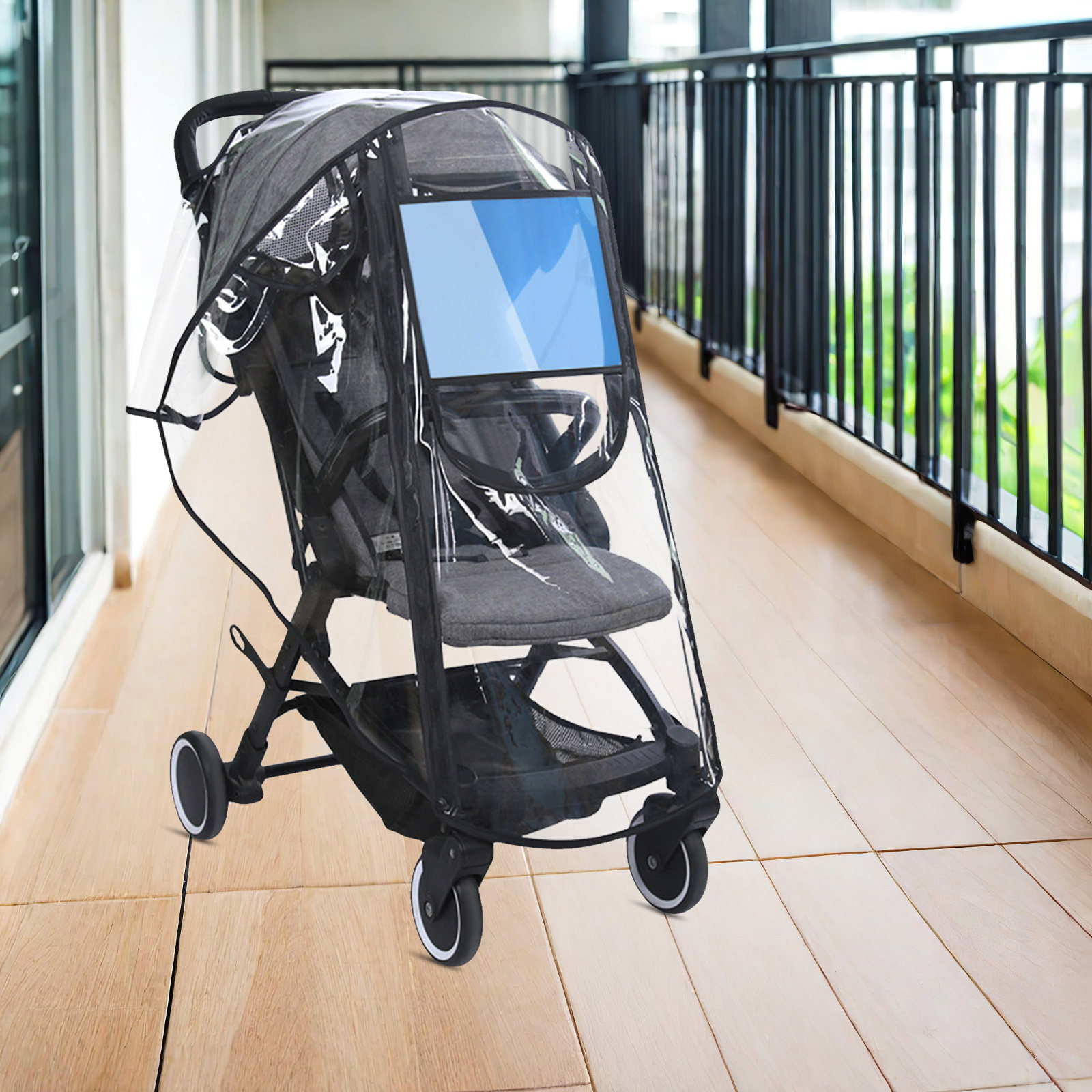 Clear Plastic Stroller Rain Co - đánh giá và giá Stroller Rain Cover
