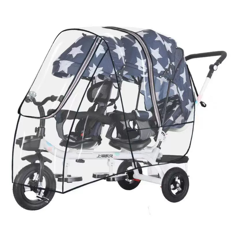Twin Stroller Rain Cover Doubl - đánh giá và giá Stroller Rain Cover