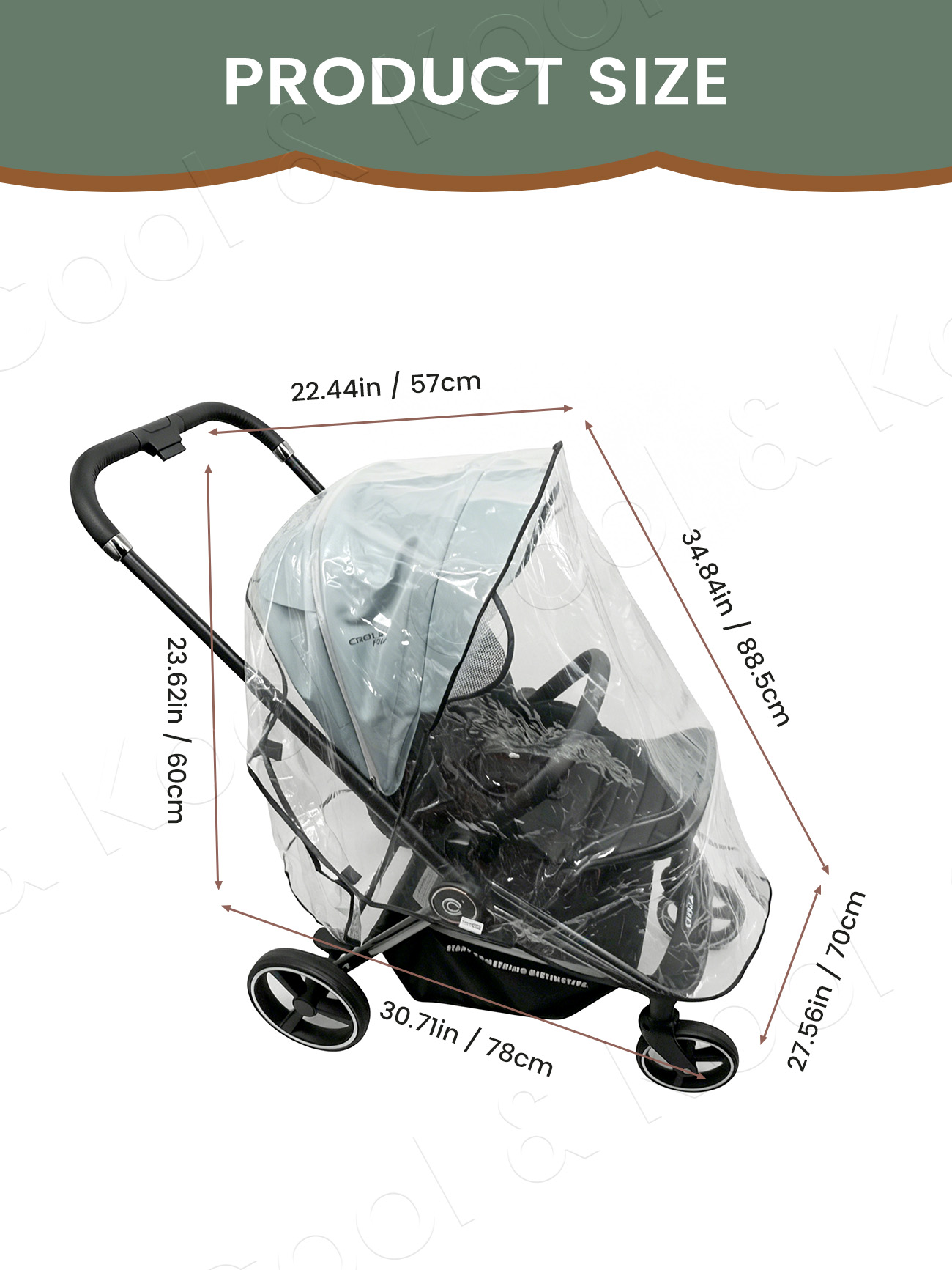 Universal Waterproof & Windpro - đánh giá và giá Stroller Rain Cover