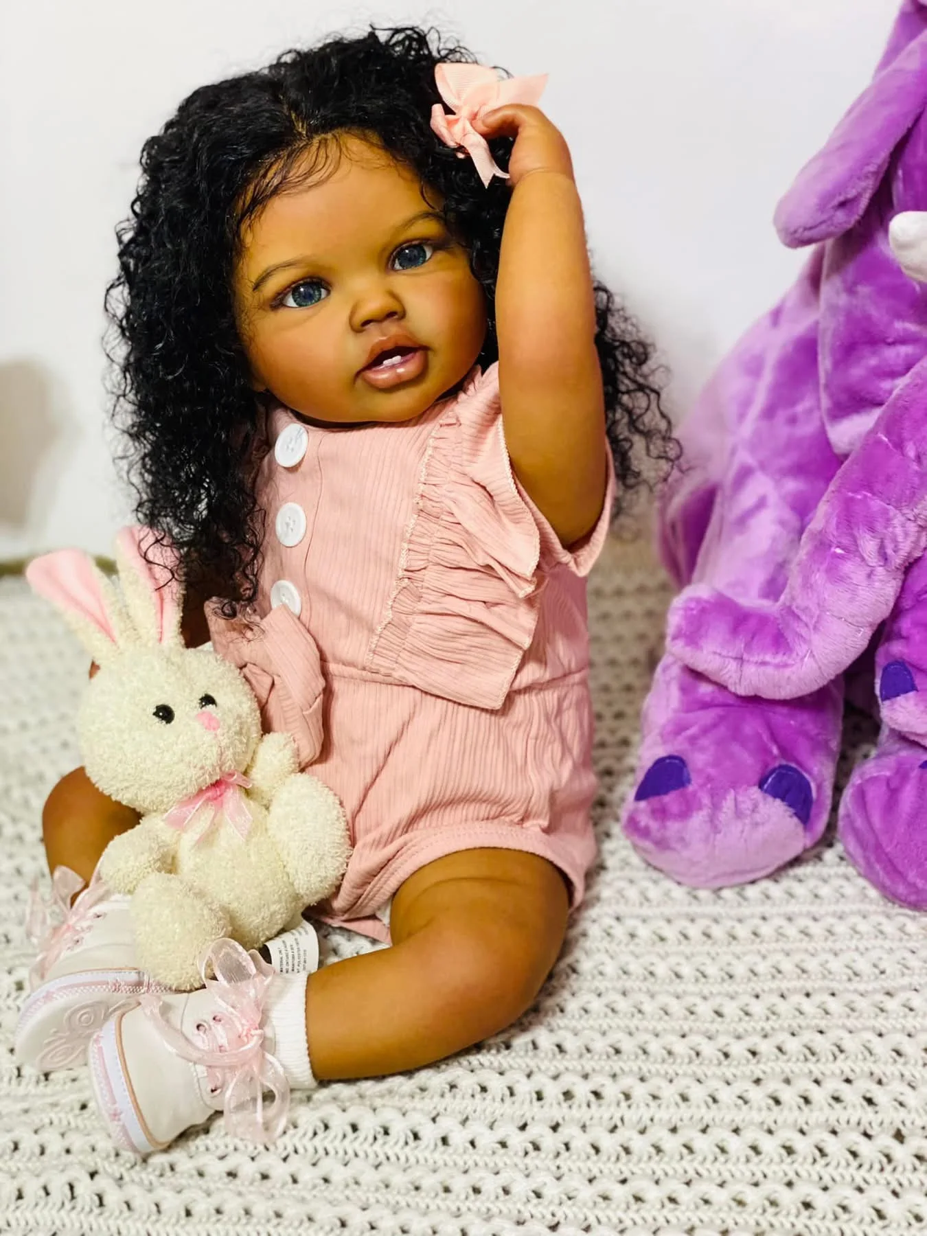 24Inch Reborn Baby Toddler Lot - đánh giá và giá Baby Products For Curly Hair