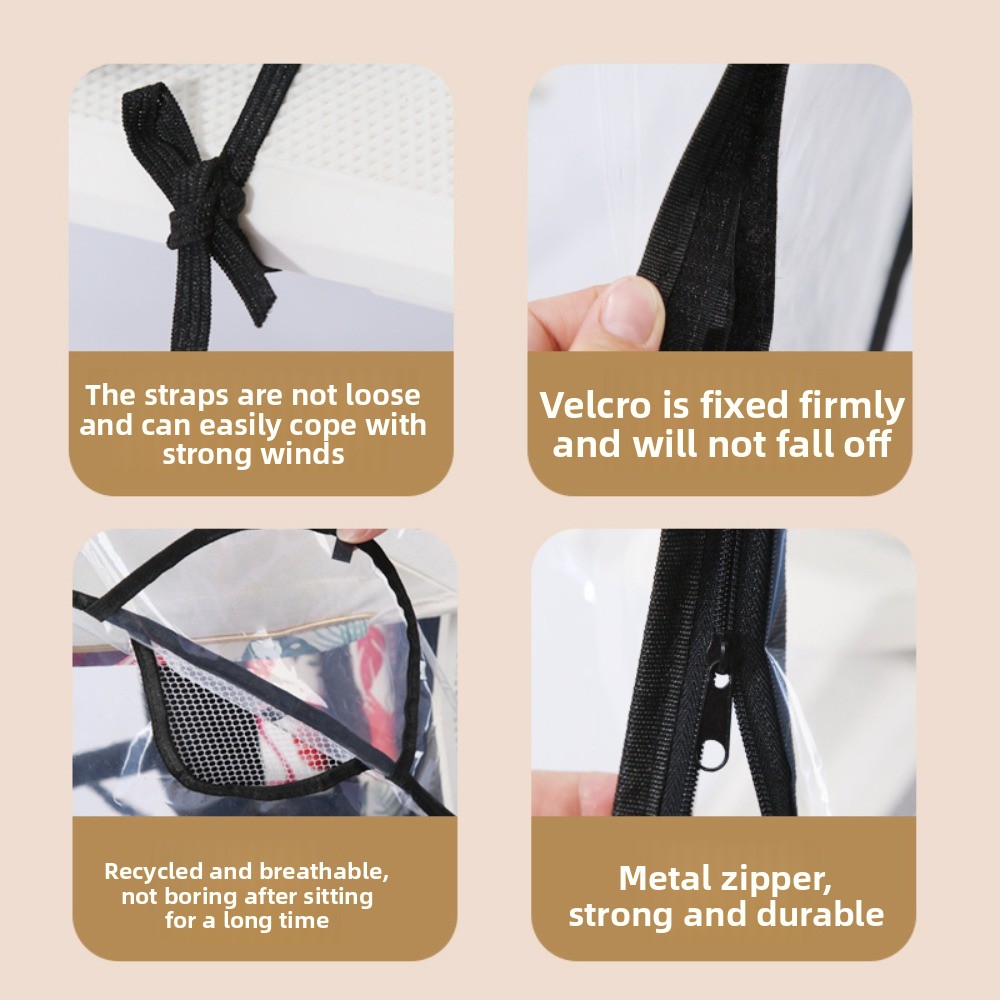 Transparent Baby Strollers Rai - đánh giá và giá Stroller Rain Cover