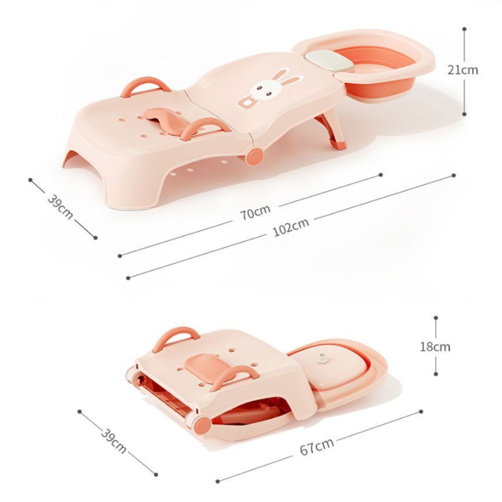 Adjustable Children's Shampoo  - đánh giá và giá Baby Bath Tub Foldable