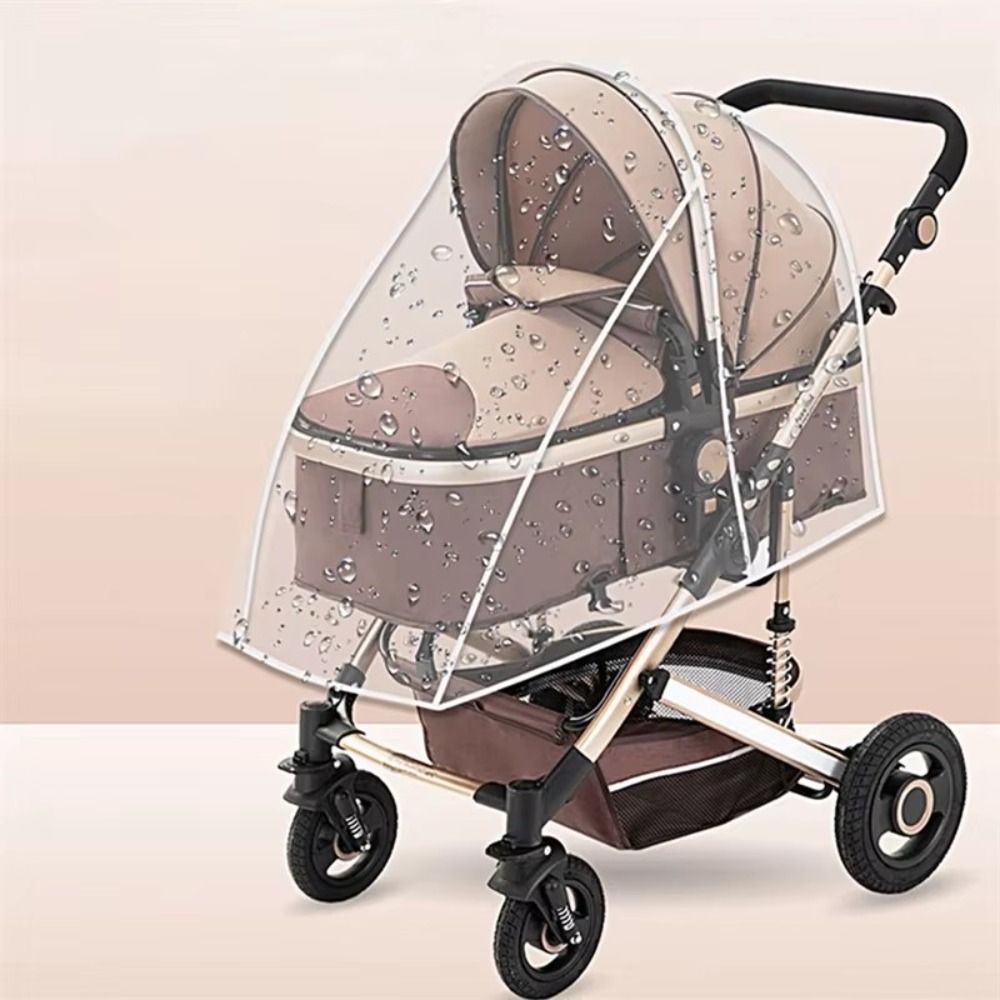 Transparent Baby Stroller Rain - đánh giá và giá Stroller Rain Cover