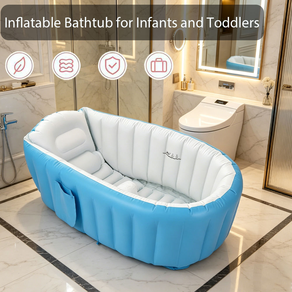 Inflatable Baby Bathtub with A - đánh giá và giá Baby Bath Tub Foldable