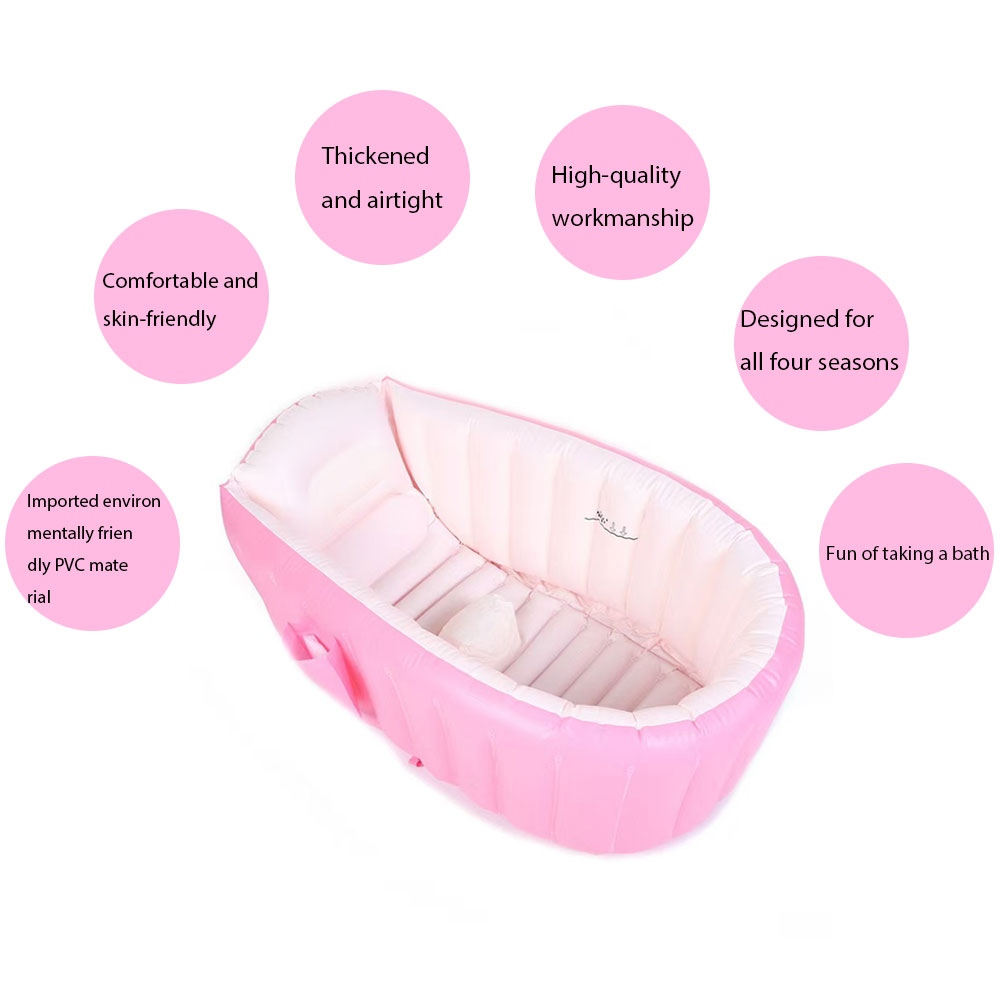 Inflatable Baby Bathtub with A - đánh giá và giá Baby Bath Tub Foldable