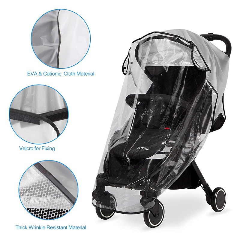 Universal Baby Stroller Rain C - đánh giá và giá Stroller Rain Cover