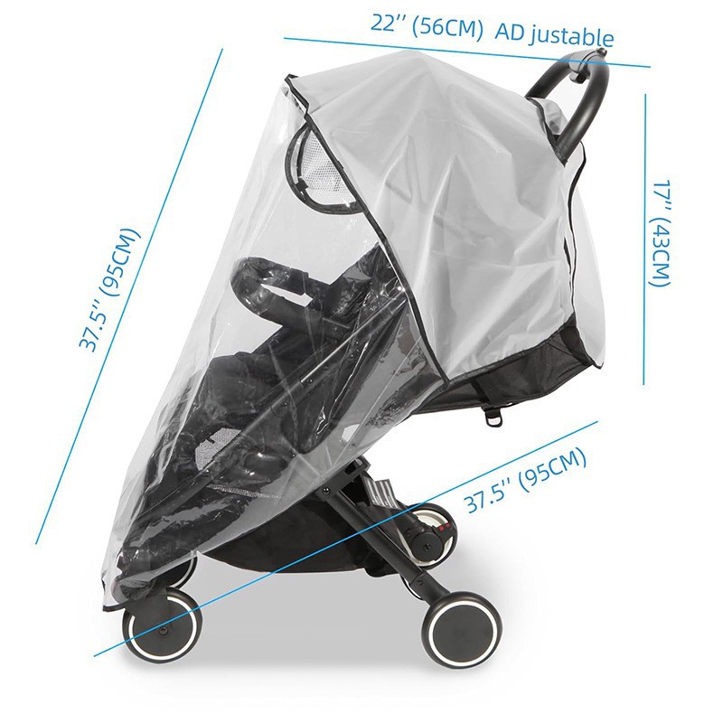 Universal Baby Stroller Rain C - đánh giá và giá Stroller Rain Cover