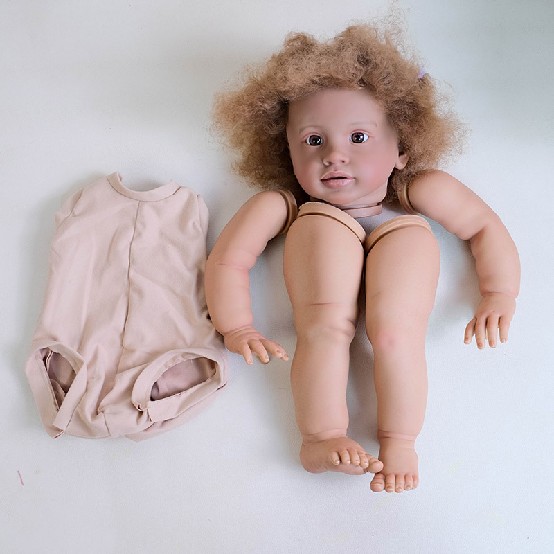26inch Pippa Dark Skin Reborn  - đánh giá và giá Baby Products For Curly Hair